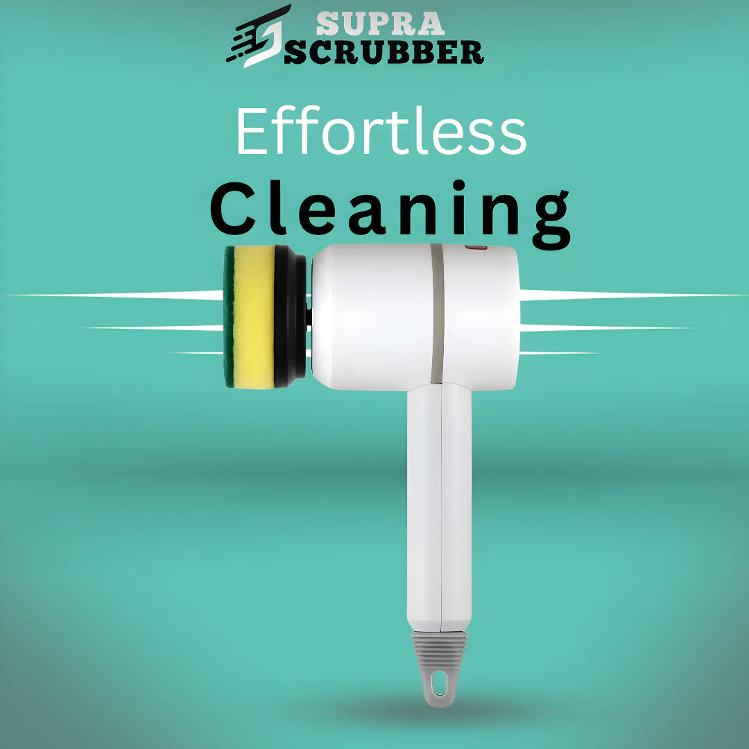 🔥BIGGEST SALE – 23% OFF🔥🔥Electric cleaning brush with 4-6 brush heads♧